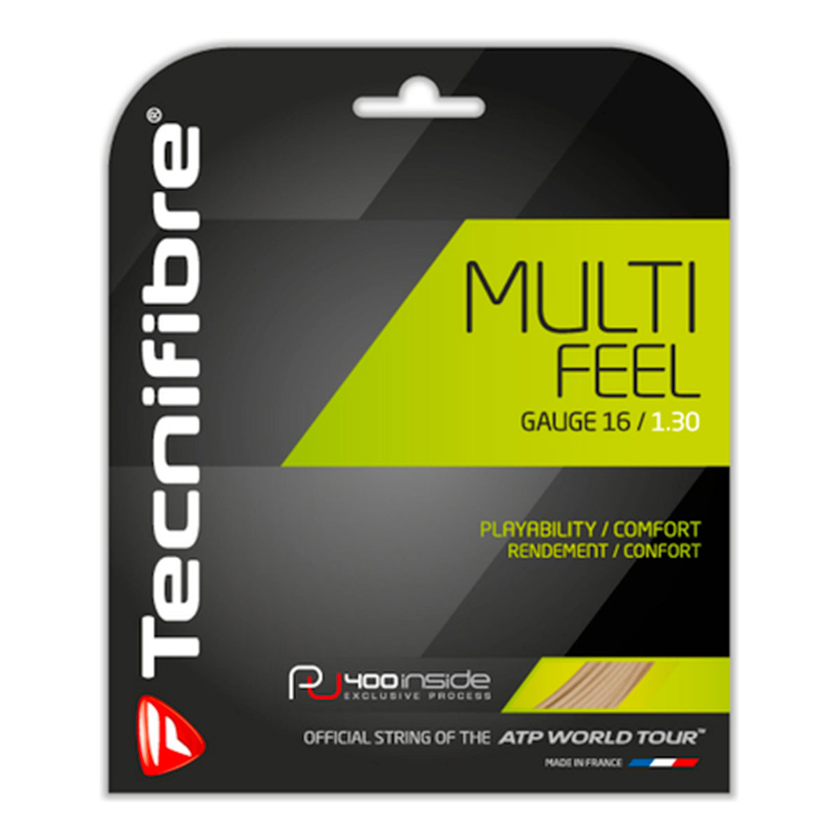 Tecnifibre Multifeel Výpletová sada 12,2m - přírodní barvy