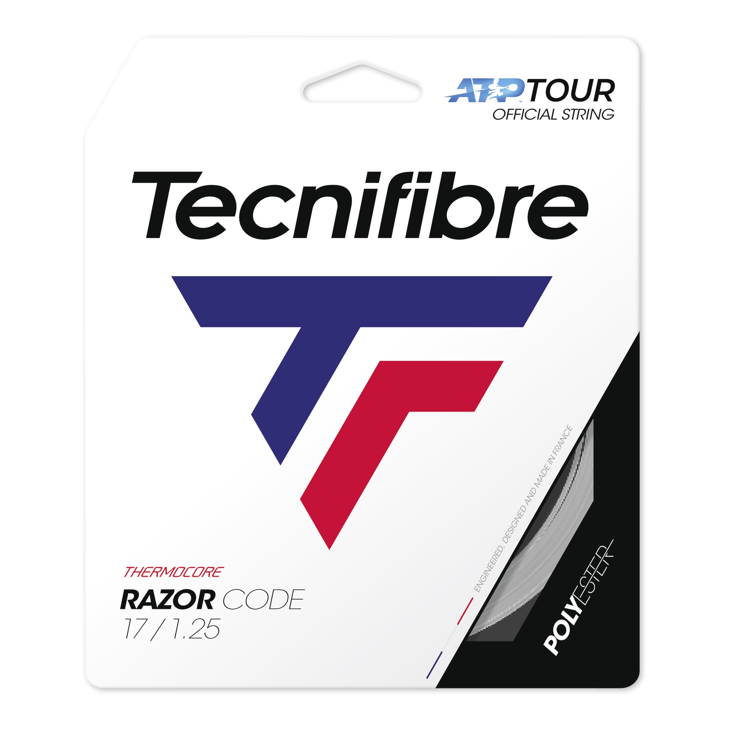 Tecnifibre Razor Code 12m Výpletová Sada-Šedá