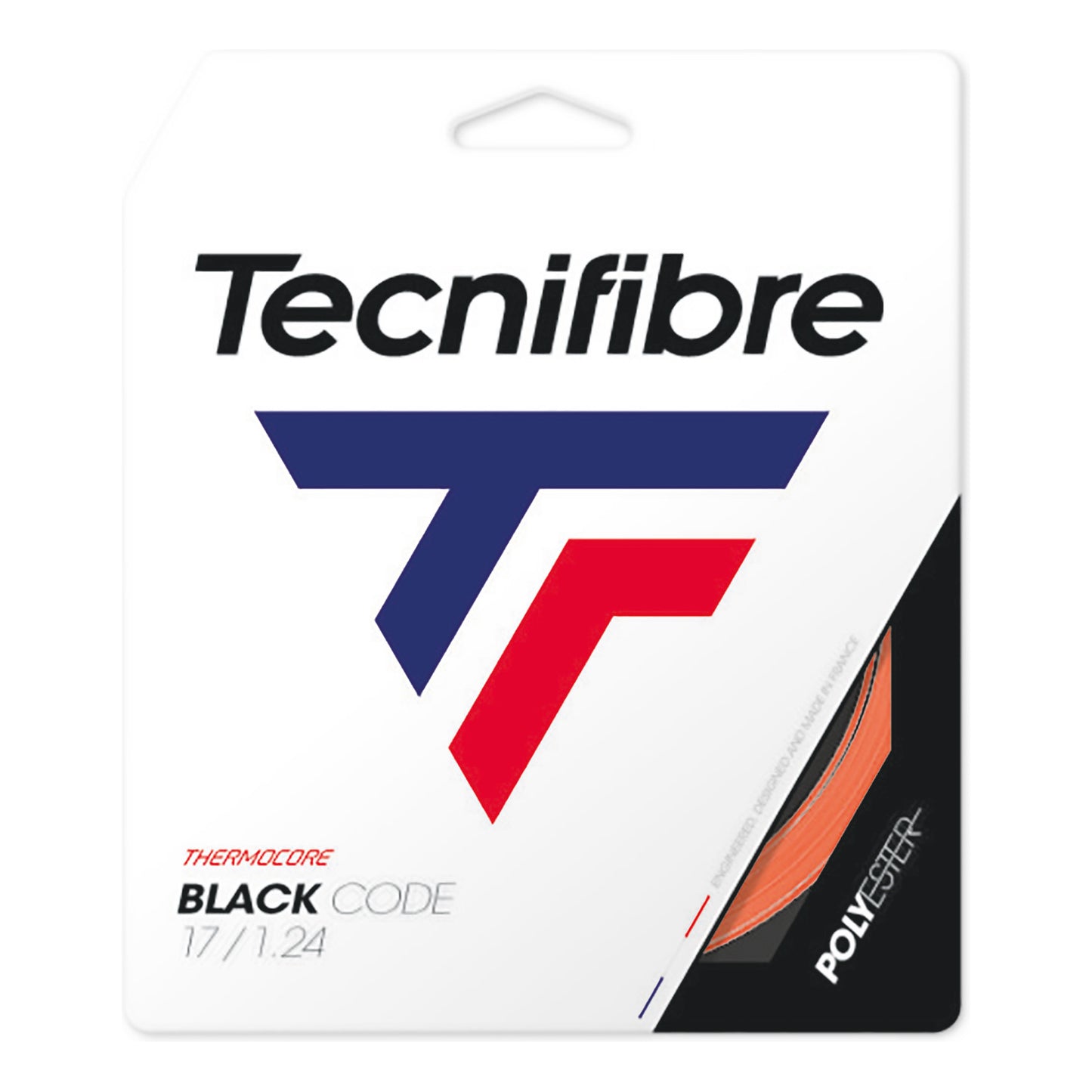 Tecnifibre Black Code 12m Výpletová Sada-Oranžová,Červená
