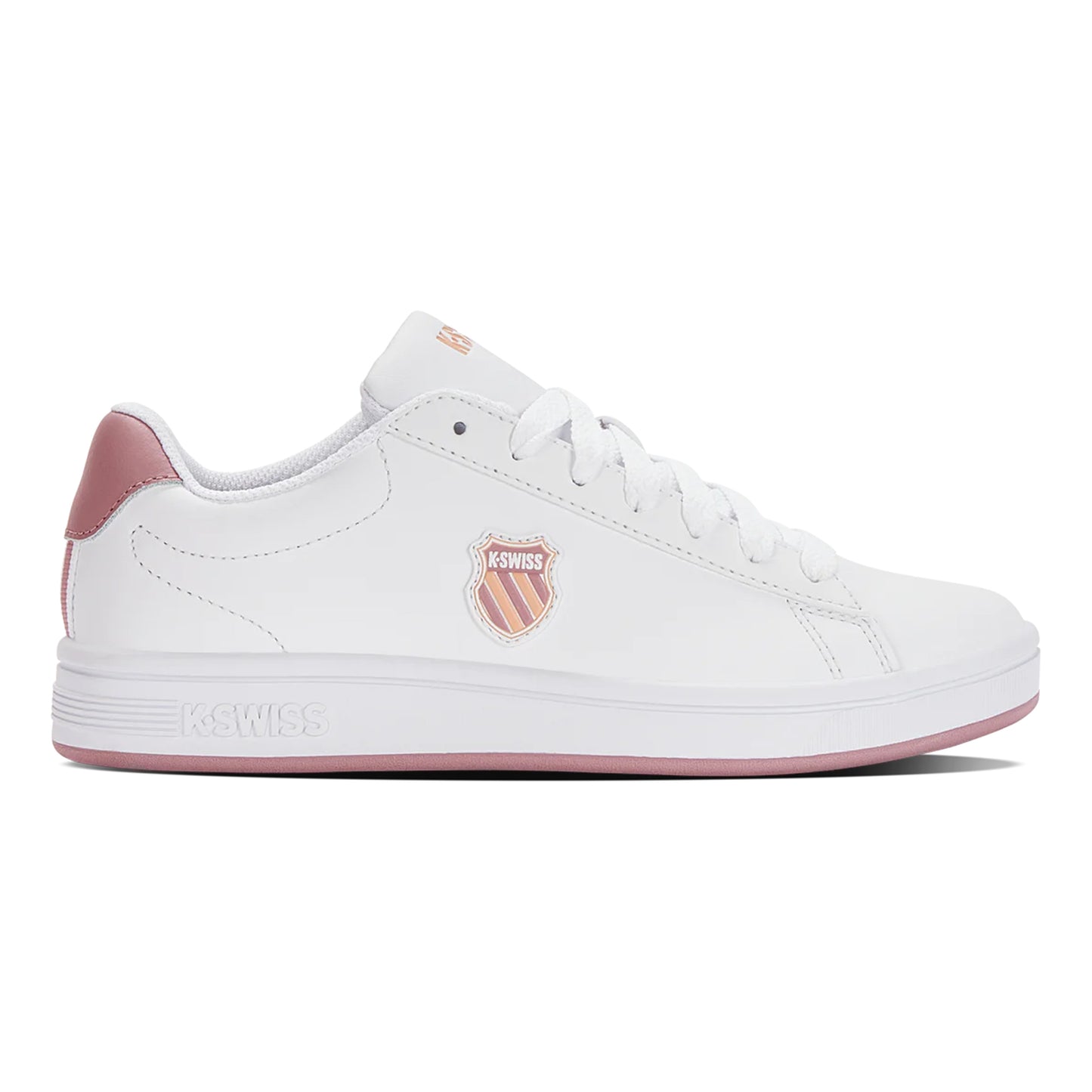 K-Swiss Court Shield Obuv pro volný čas Dámy - bílá, stará ružová