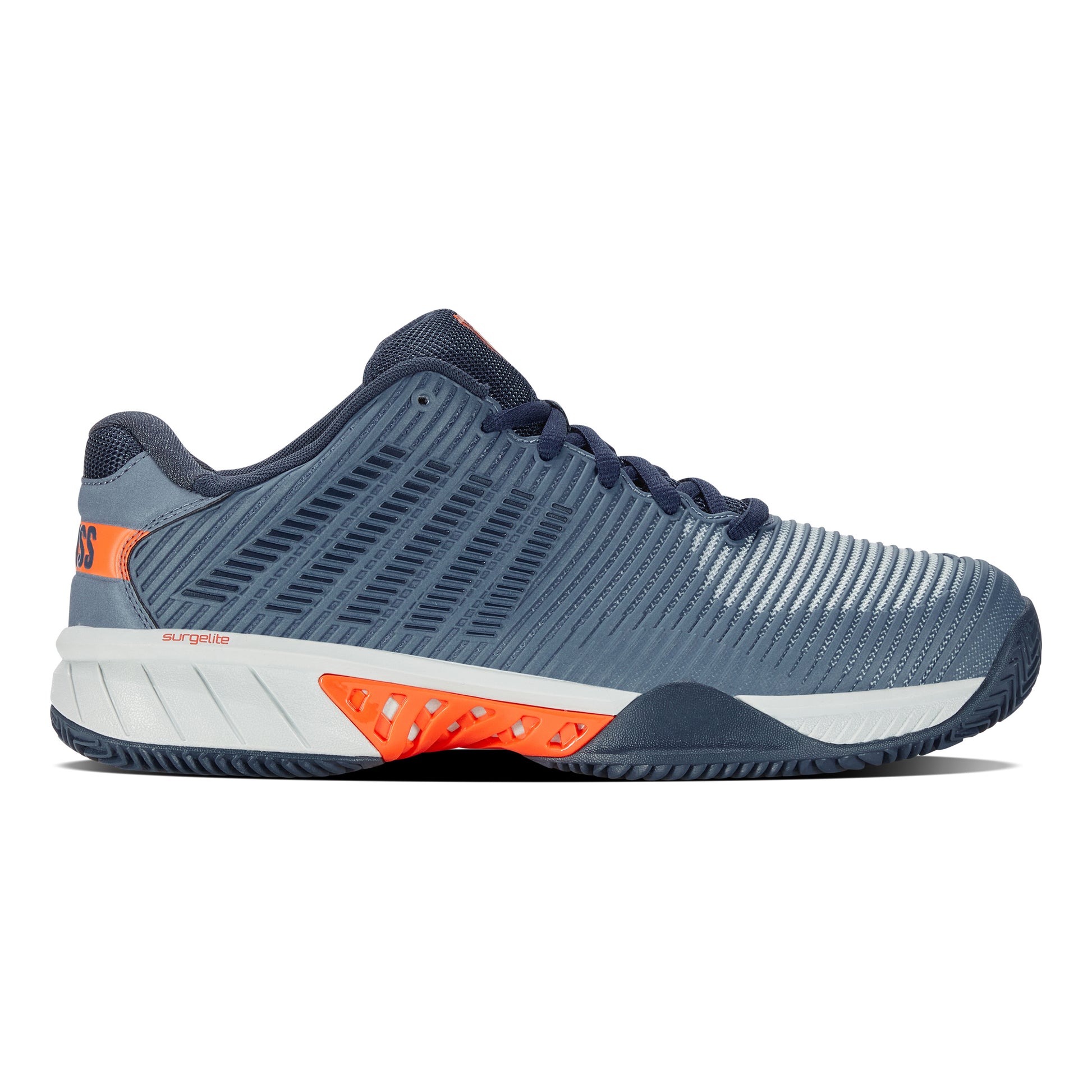 K-Swiss Hypercourt Express 2 Obuv na antuku Muži - modro-šedá, oranžová