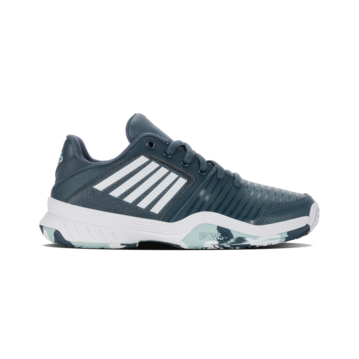 K-Swiss Court Express Omni Obuv Na Všechny Povrchy Děti-Petrolejová ,Bílá