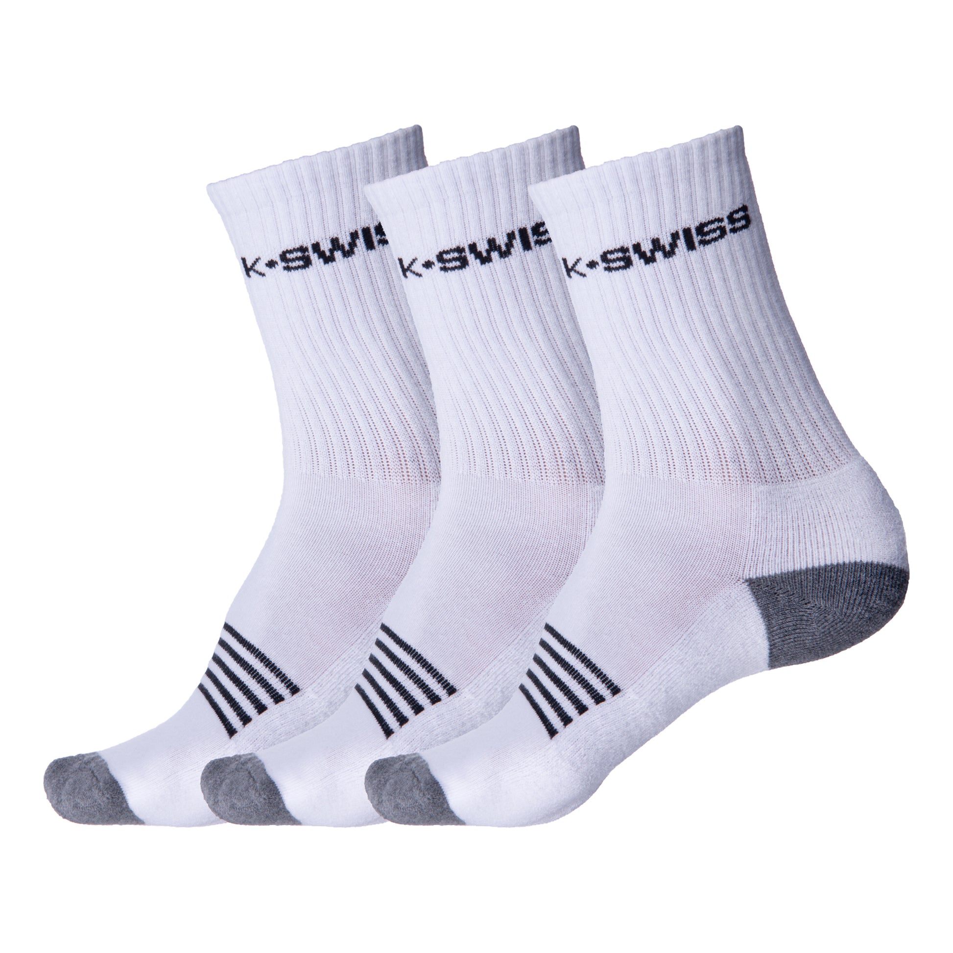 K-Swiss Tenisové ponožky 3ks v baleni Muži - bílá, černá