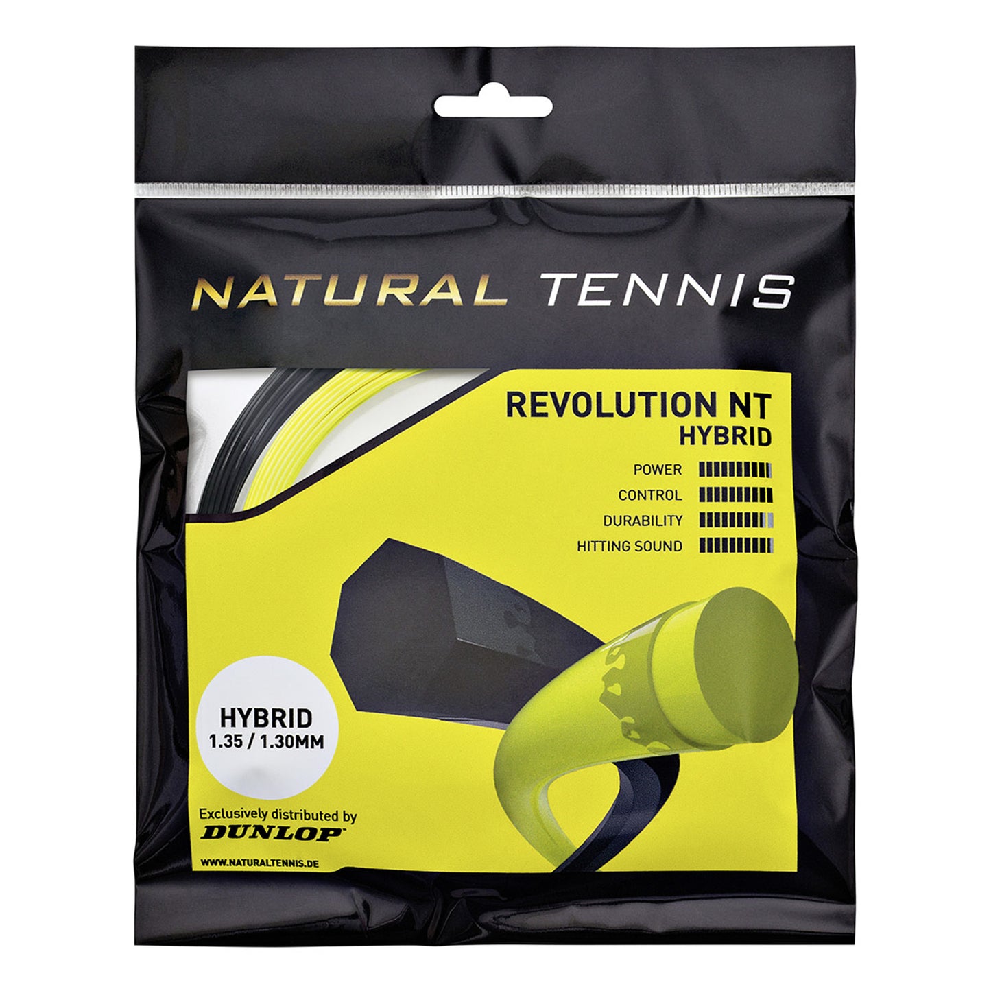 Dunlop Revolution NT Hybrid Set Výpletová sada 12m - černá