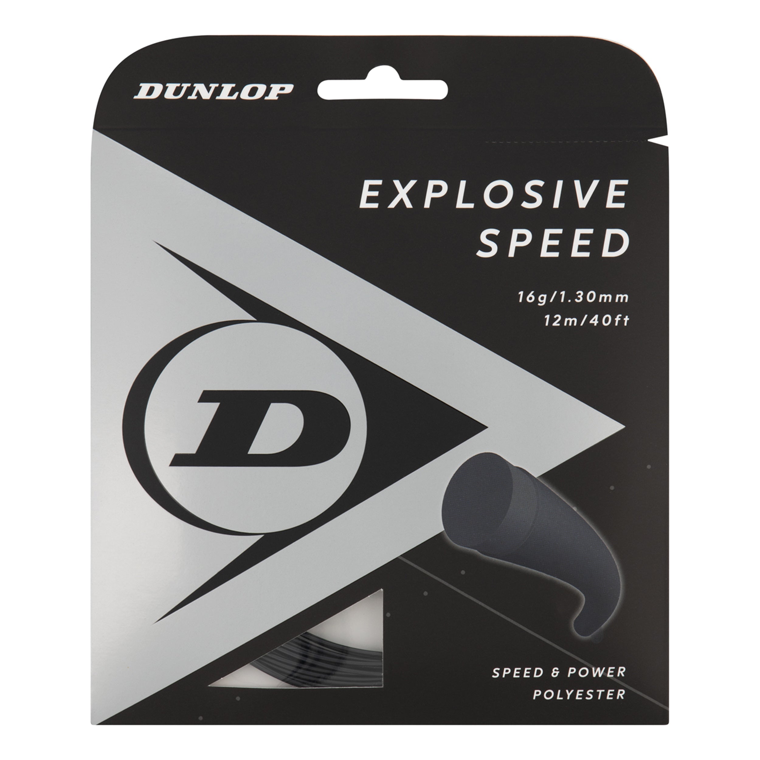 Dunlop Explosive Speed Výpletová Sada 12m-Černá