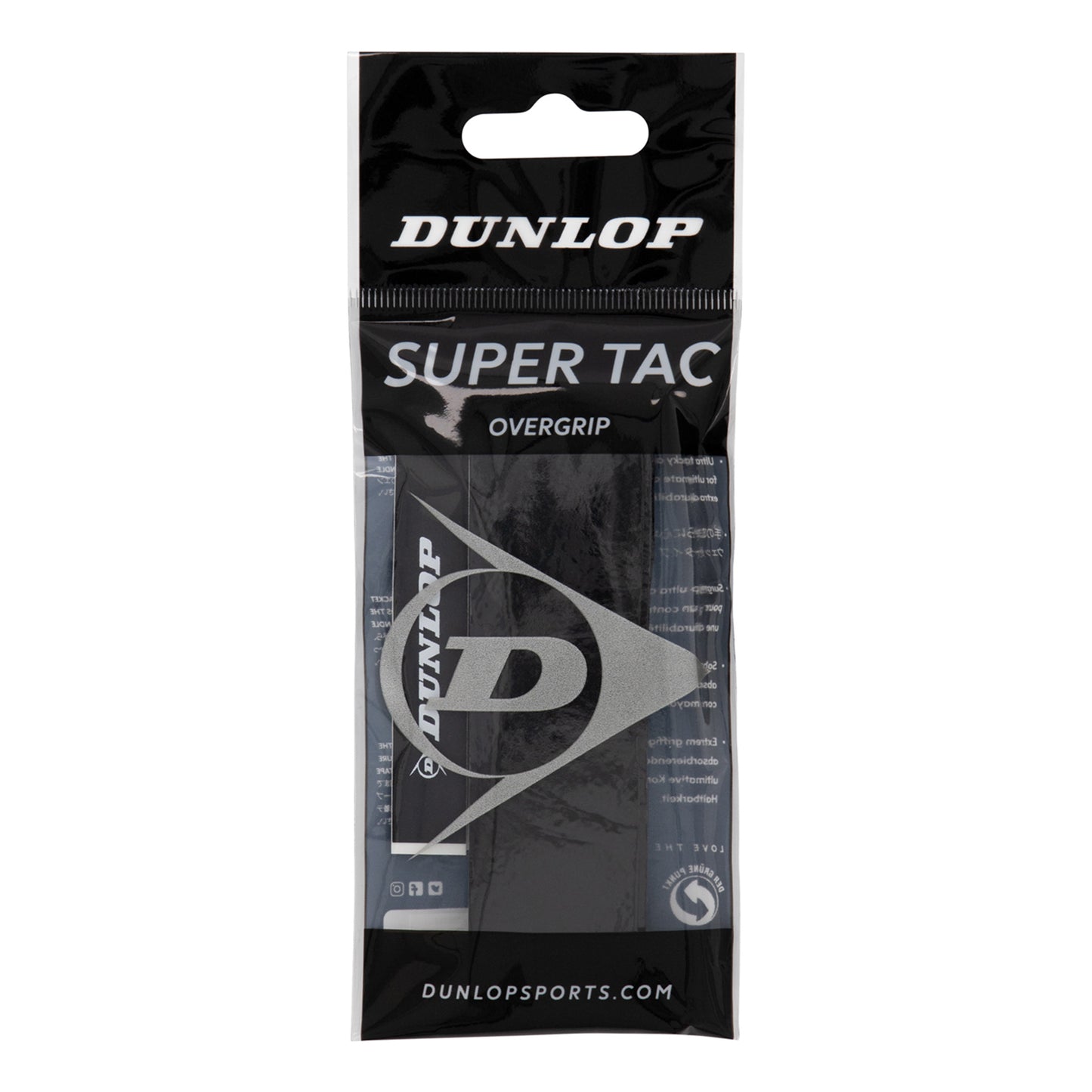 Dunlop Super Tac 1ks V Balení - Černá