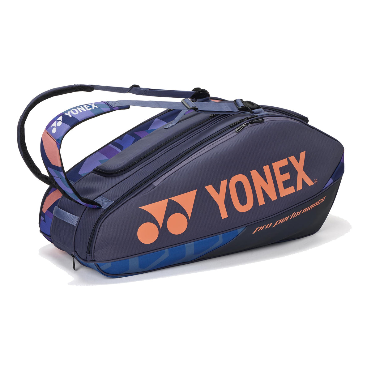 Yonex Pro Racquet Bag Taška Na Raketu 9ks - Modrá,Oranžová