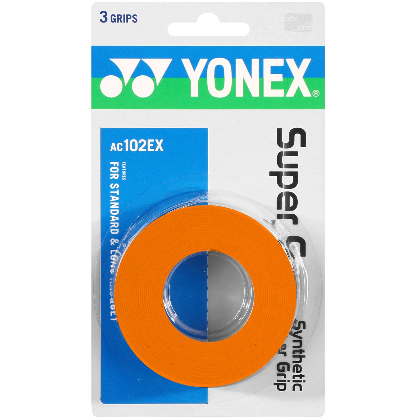 Yonex Super Grap 3ks v baleni - oranžová