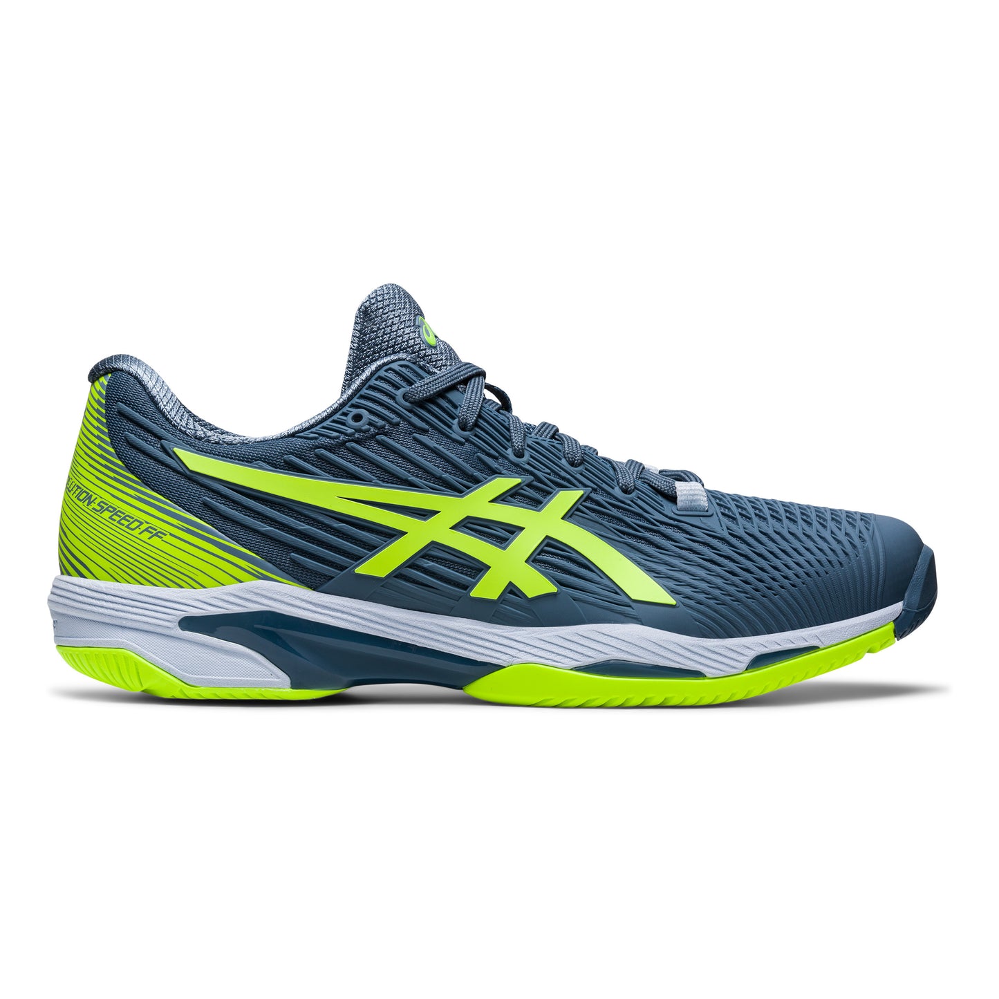 ASICS Solution Speed FF 2 Obuv na všechny povrchy Muži - tmavě modrá, neonově zelená