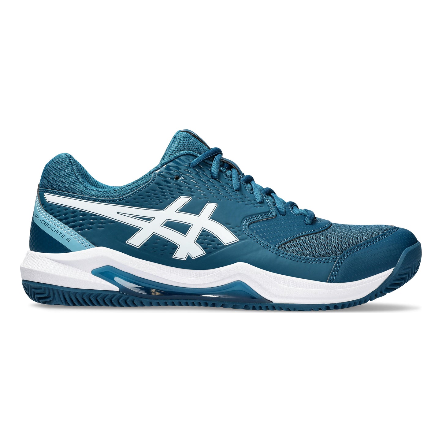 ASICS Gel-Dedicate 8 Obuv na antuku Muži - petrolejová, bílá