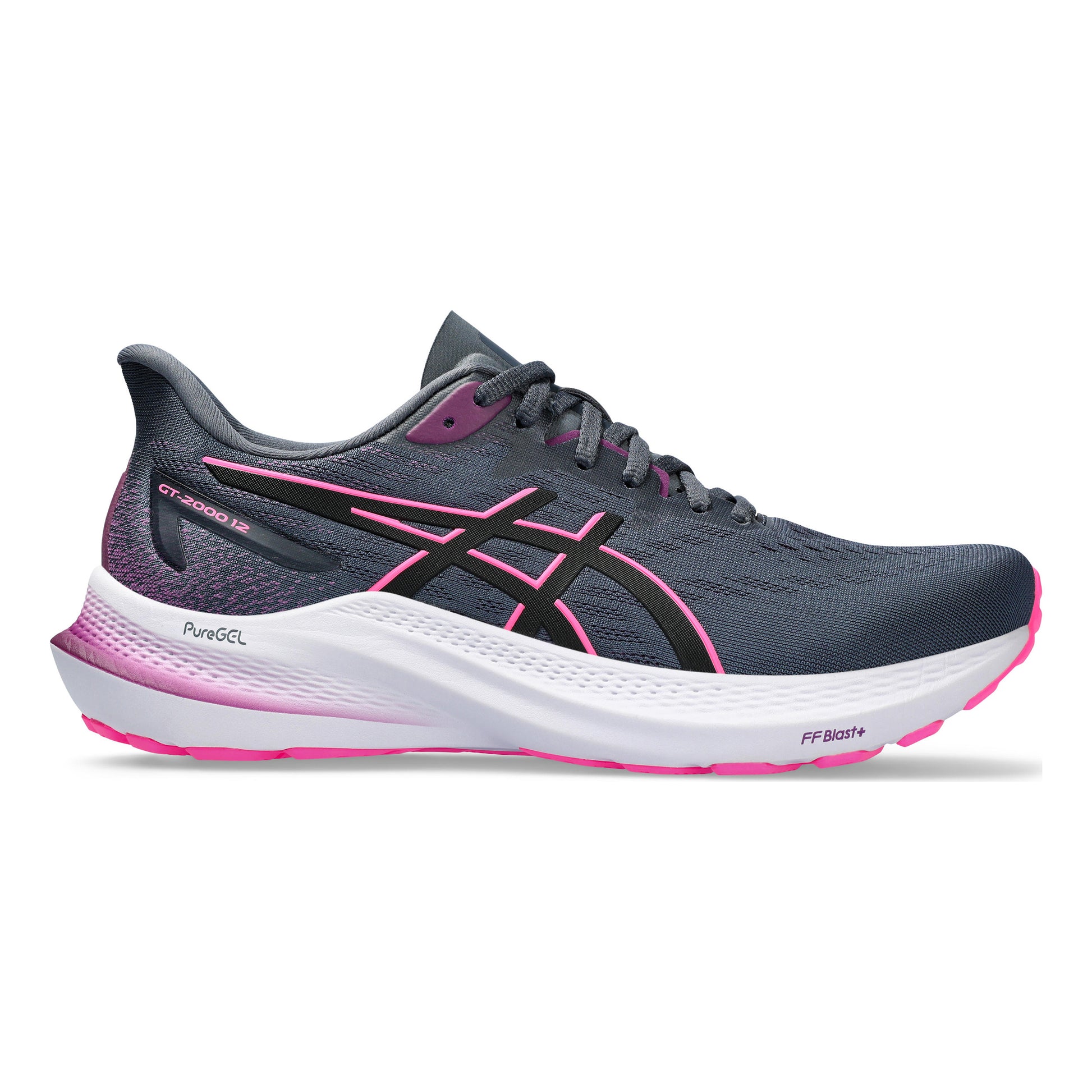ASICS GT-2000 12 Stabilní obuv Dámy - modro-šedá, růžová
