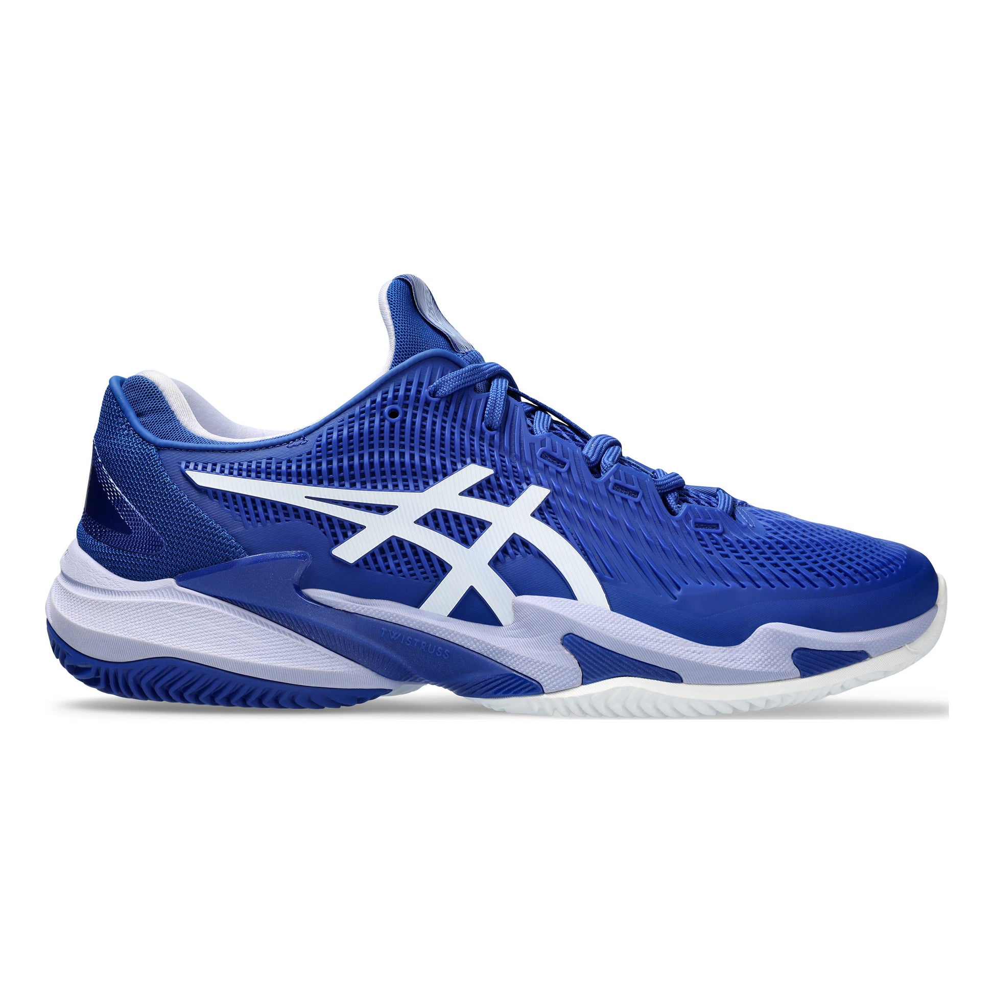 ASICS Court FF 3 Novak Obuv na antuku Muži - modrá, bílá