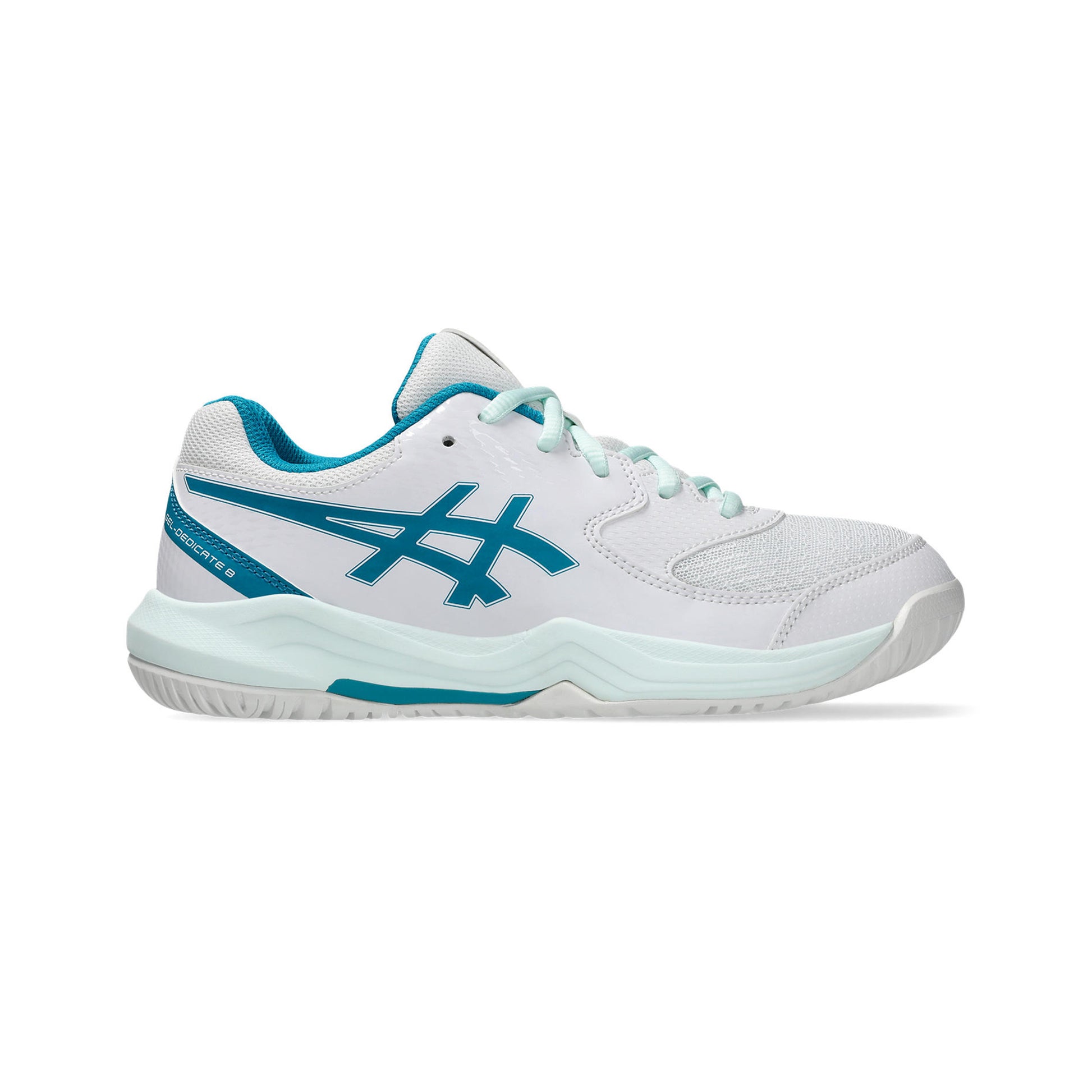 ASICS Gel-Dedicate 8 GS Obuv na všechny povrchy Děti - bílá, petrolejová