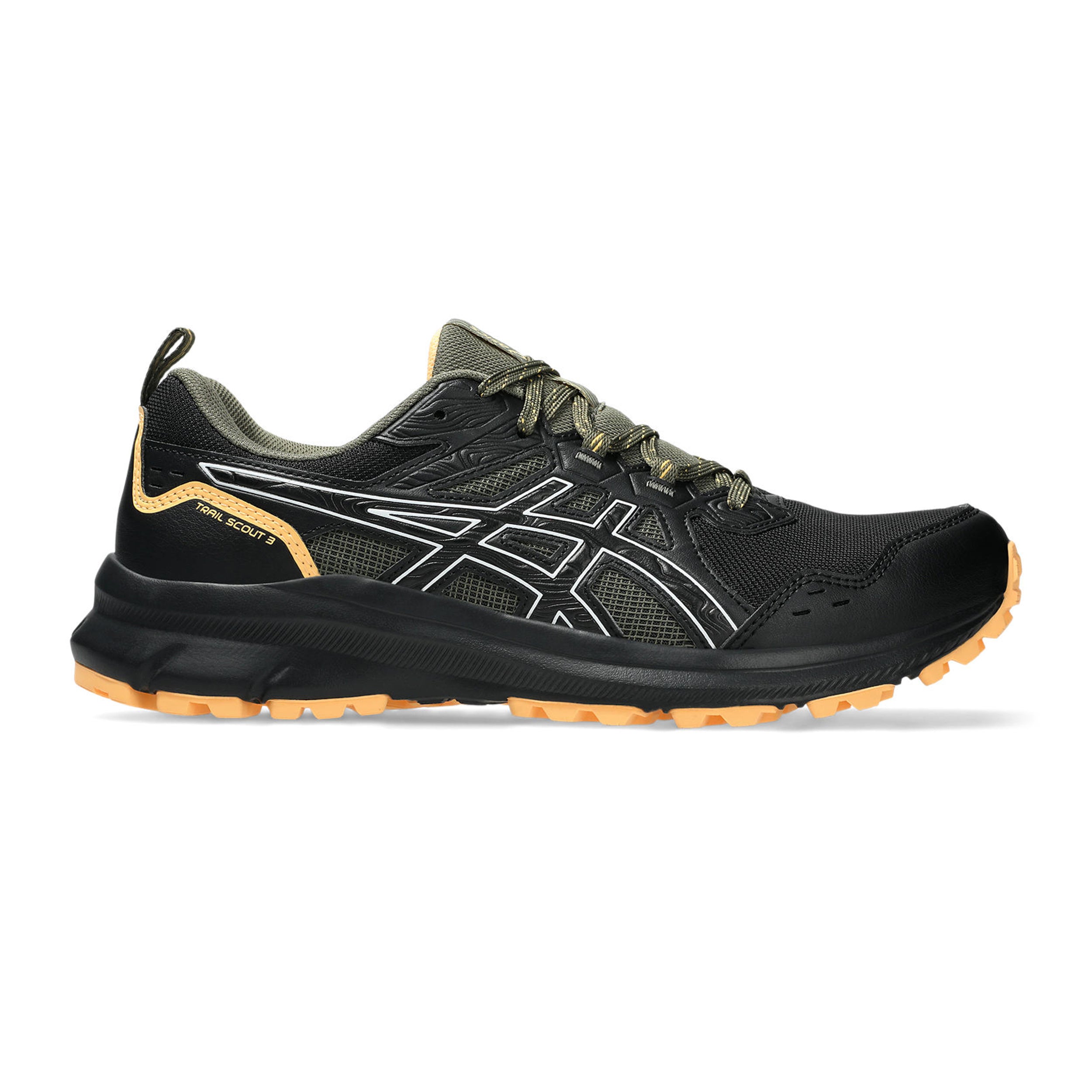 ASICS Trail Scout 3 Obuv pro měkčí povrch,žádný asfalt Muži - černá, olivová