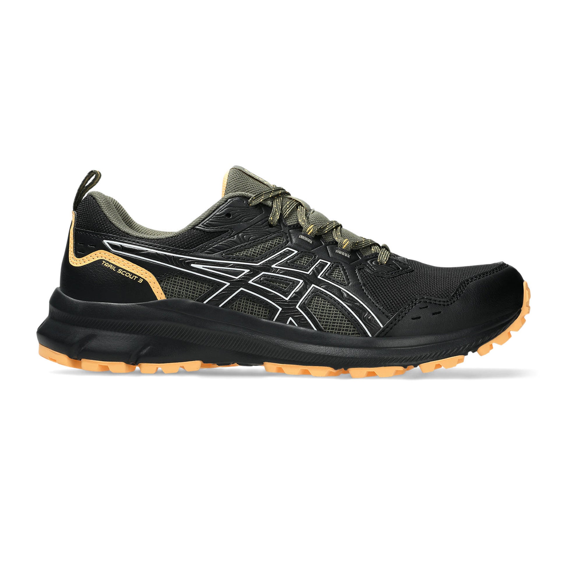 ASICS Trail Scout 3 Obuv pro měkčí povrch,žádný asfalt Muži - černá, olivová