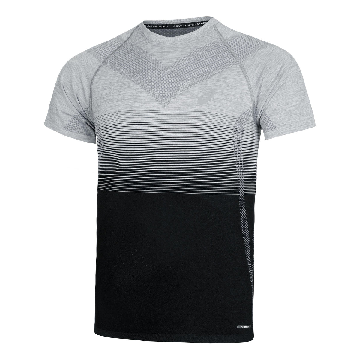 ASICS Seamless Bežecké tričko Muži - šedá, černá