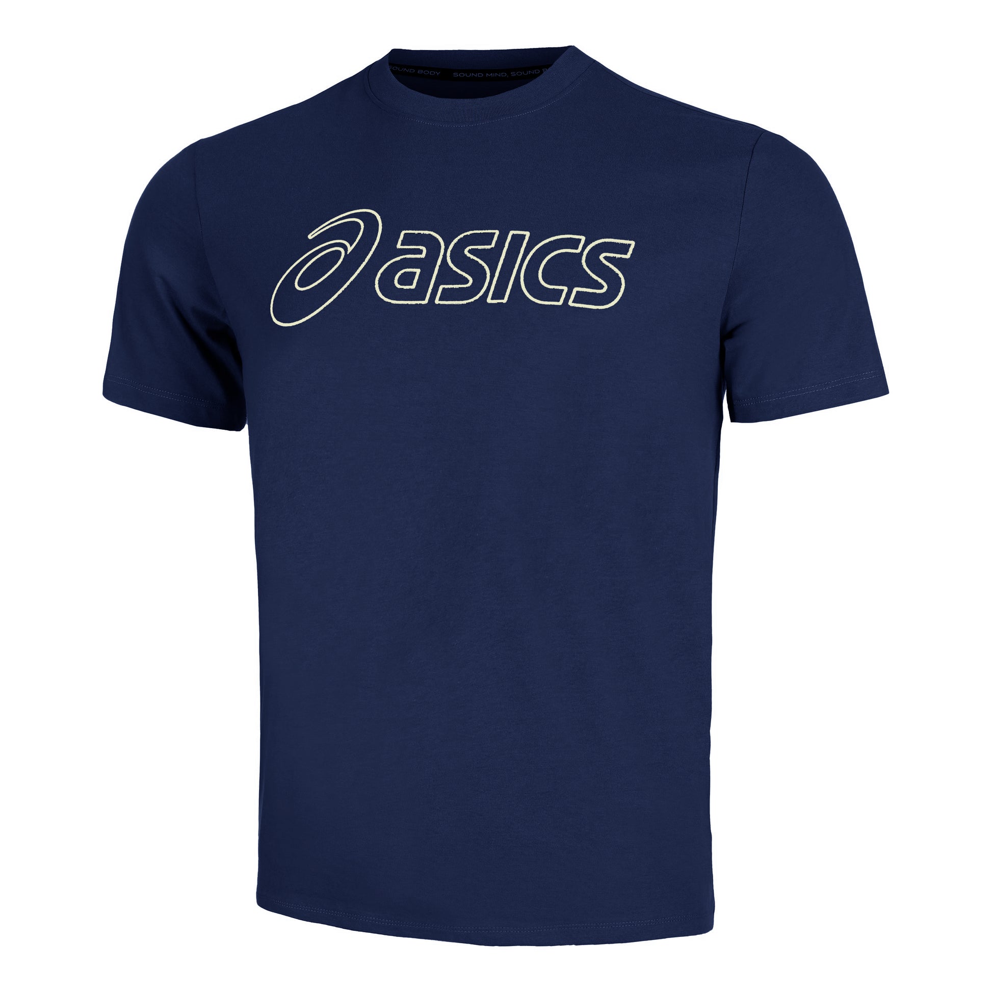 ASICS Logo Tričko Muži - tmavě modrá,