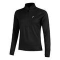 Road Winter 1/2 Zip Mid Layer Bežecké Tričko Dámy-Černá