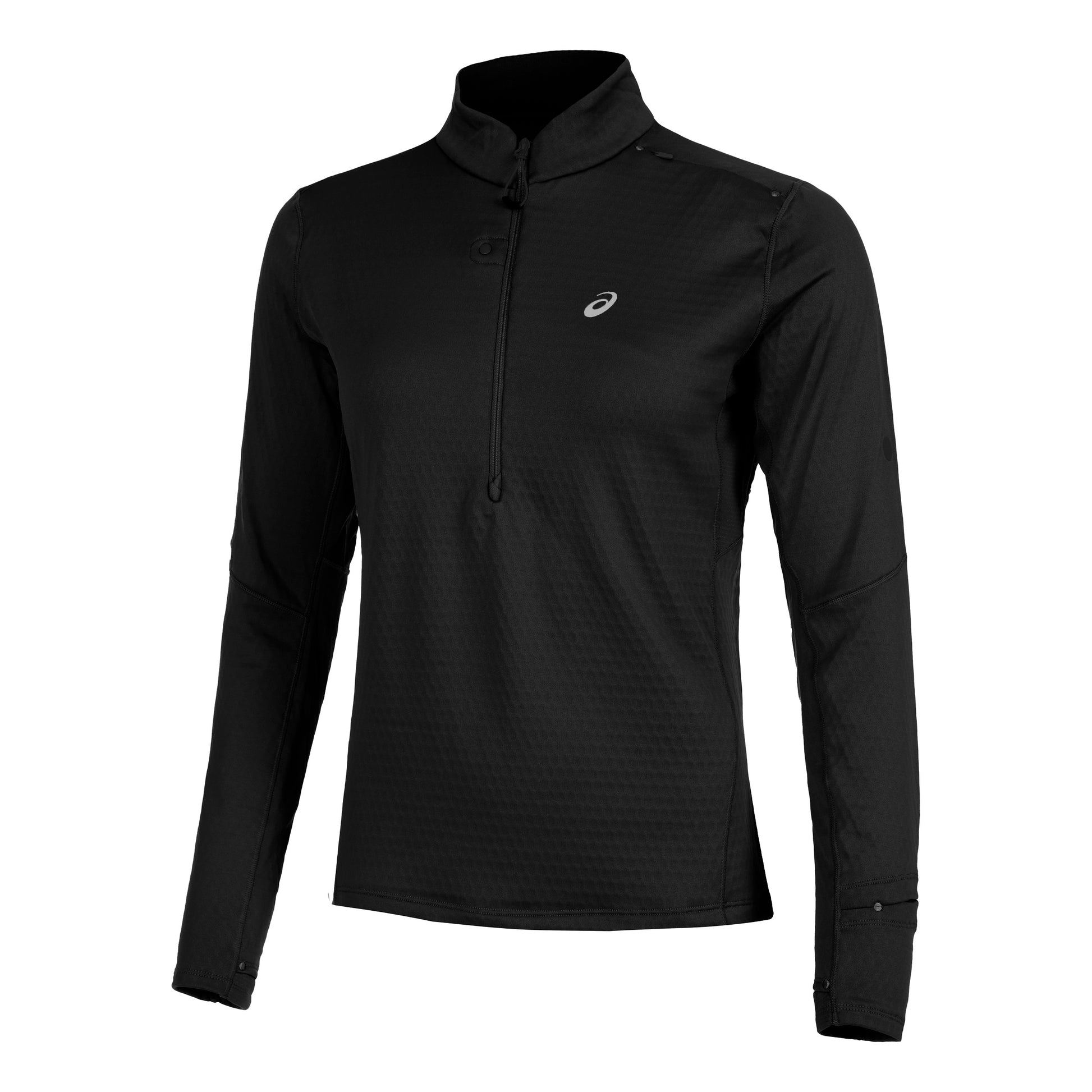 ASICS Road Winter 1/2 Zip Mid Layer Bežecké Tričko Dámy-Černá