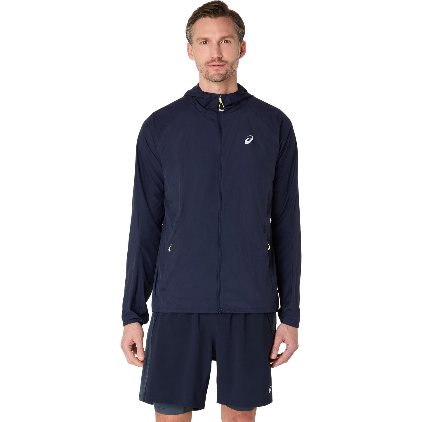 ASICS Road Packable Jacket Běžecká bunda Muži - modrá