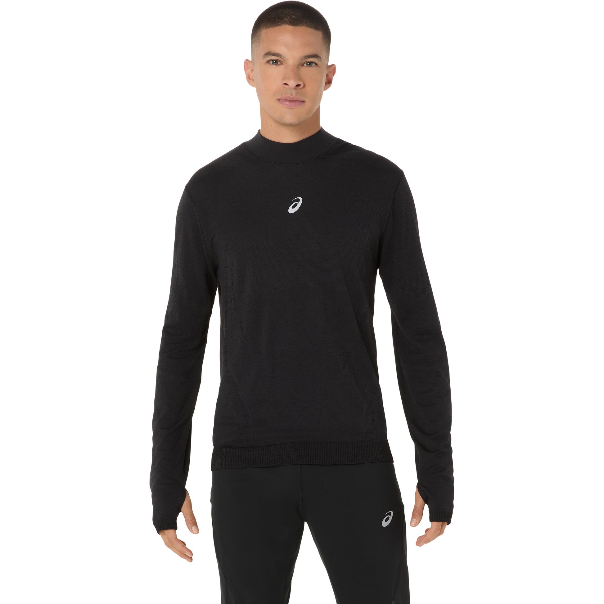 ASICS Road Winter Seamless  Bežecké tričko Muži - černá