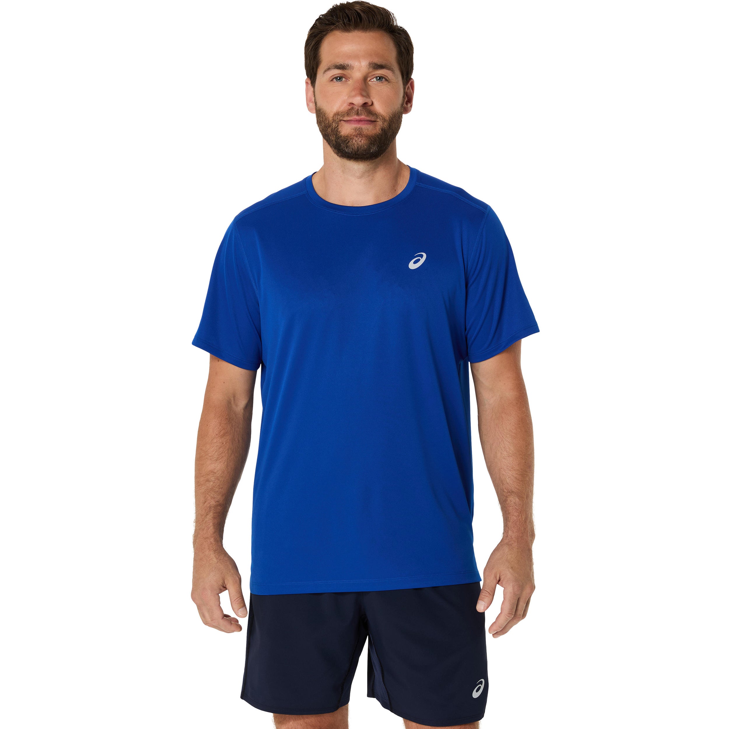 ASICS Core  Bežecké tričko Muži - modrá