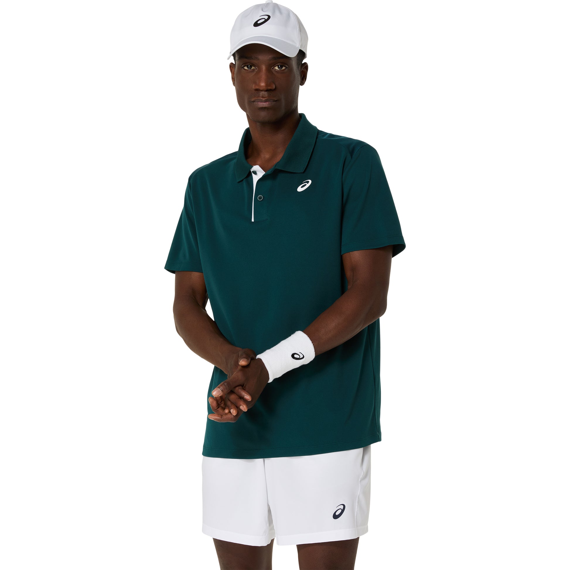 ASICS Court Pólo Muži-tmavě zelená