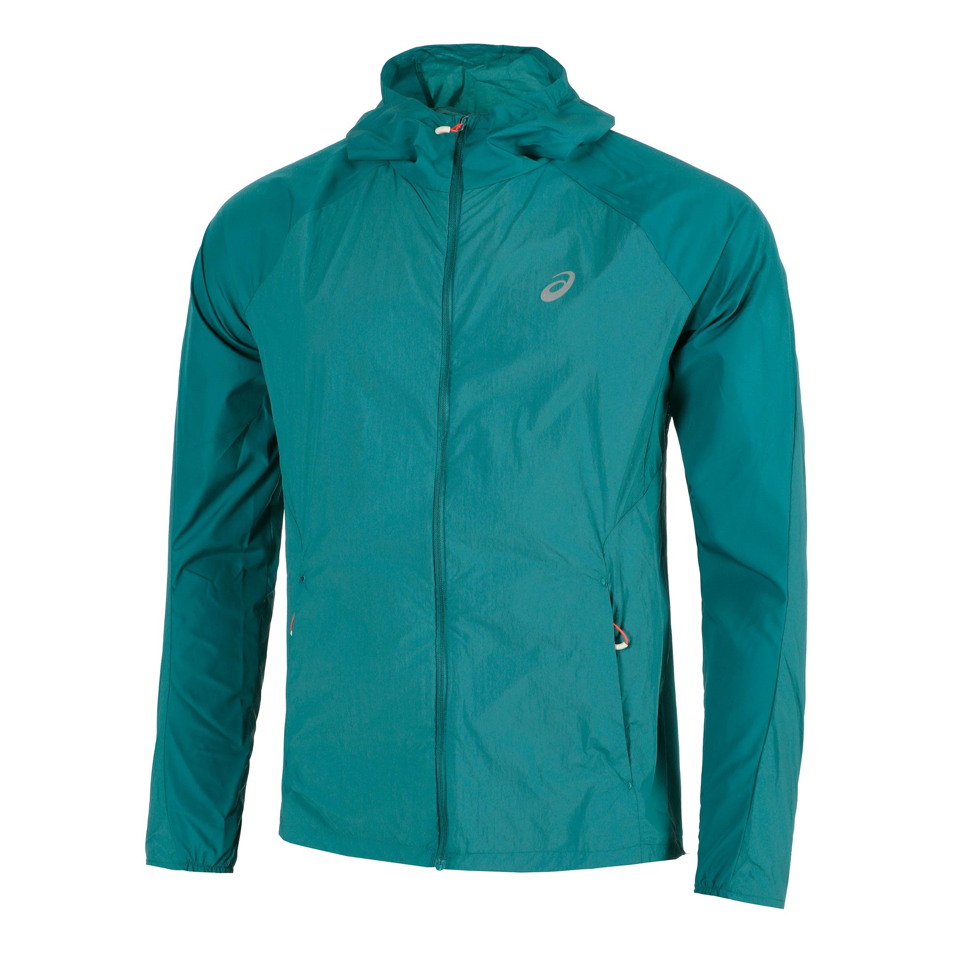 ASICS Road Packable Jacket Běžecká bunda Muži - tyrkysová