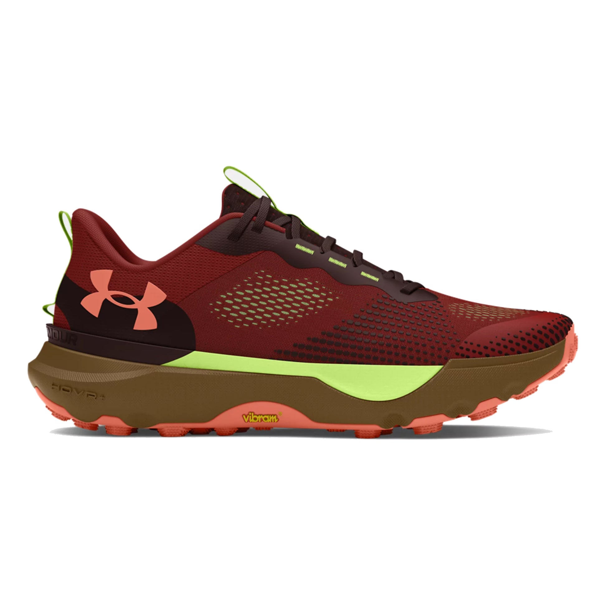 Under Armour Infinite Pro Trail Obuv pro měkčí povrch,žádný asfalt Unisex - oranžová, hnědá