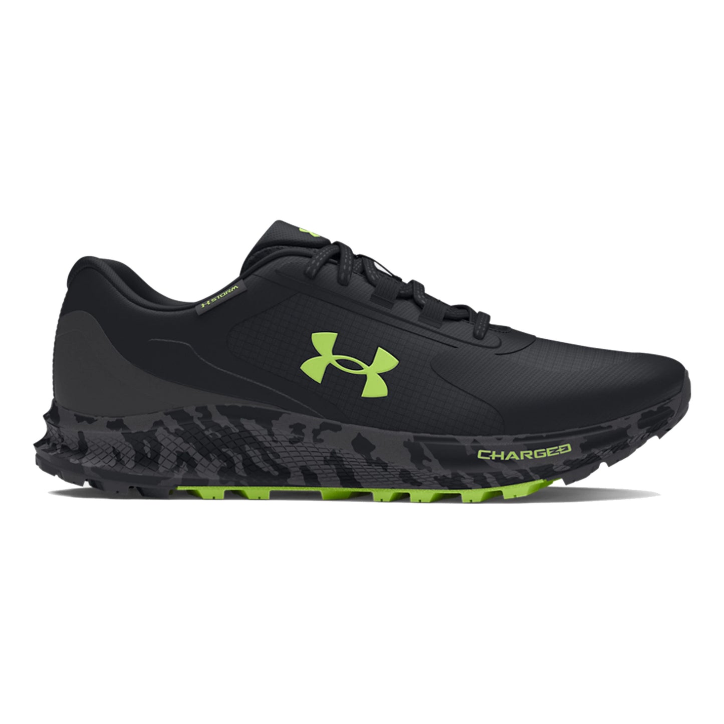 Under Armour Charged Bandit TR 3 SP Obuv pro měkčí povrch,žádný asfalt Muži-černá, neonově zelená
