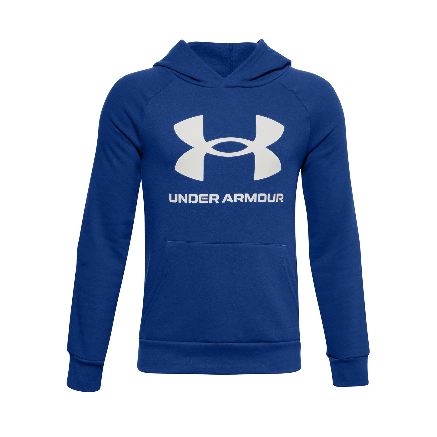 Under Armour Fleece Hoody Chlapci - modrá, bílá