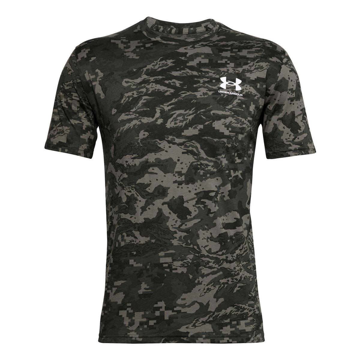 Under Armour ABC Camo Tričko Muži-Šedá,Zelená