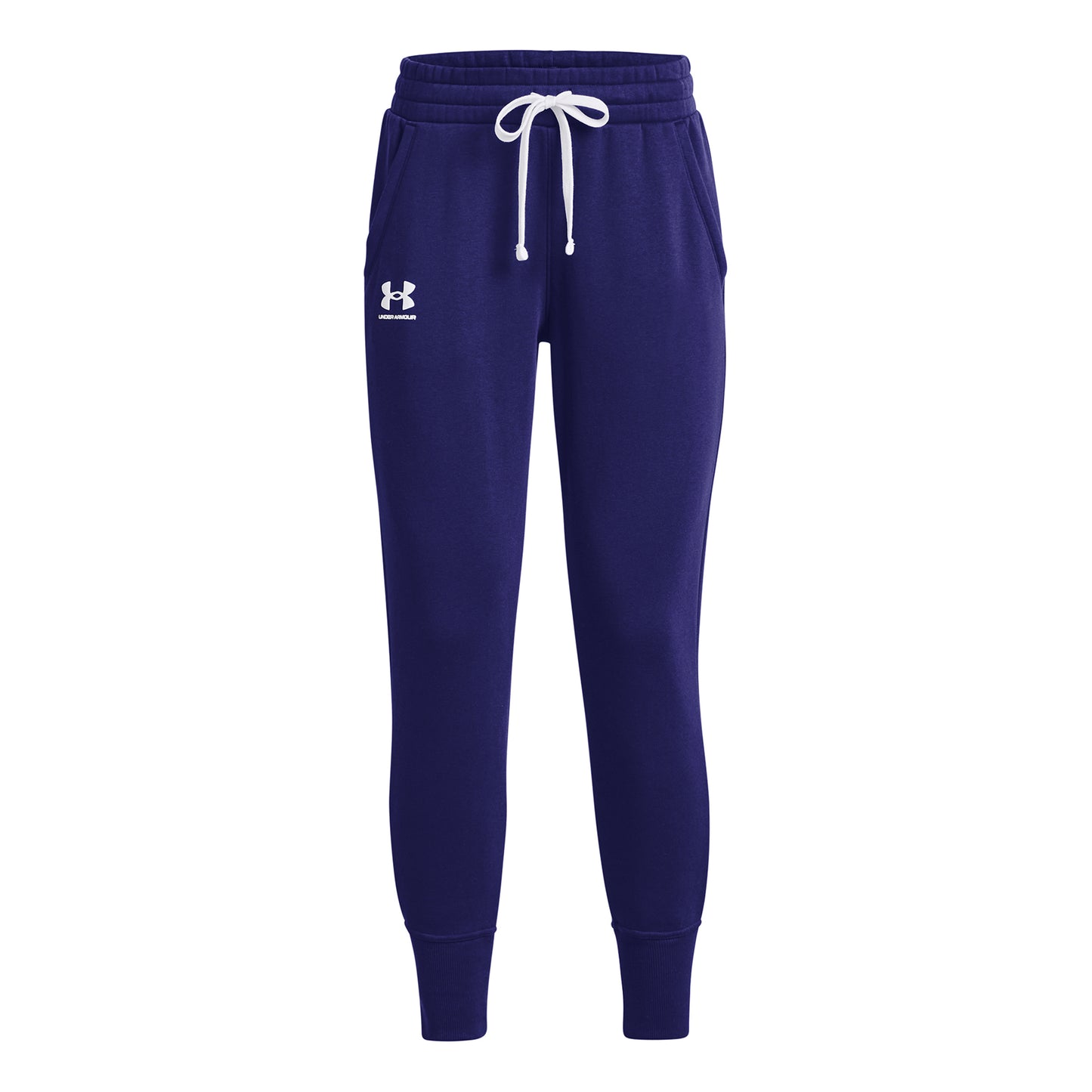 Under Armour Fleece Tréninkové kalhoty Dámy - tmavě modrá, bílá