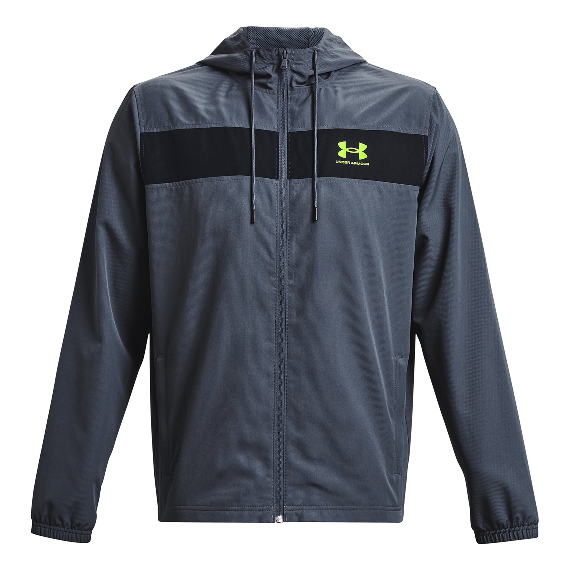 Under Armour Sportstyle Windbreaker Tréninková bunda Muži - tmavě šedá, černá