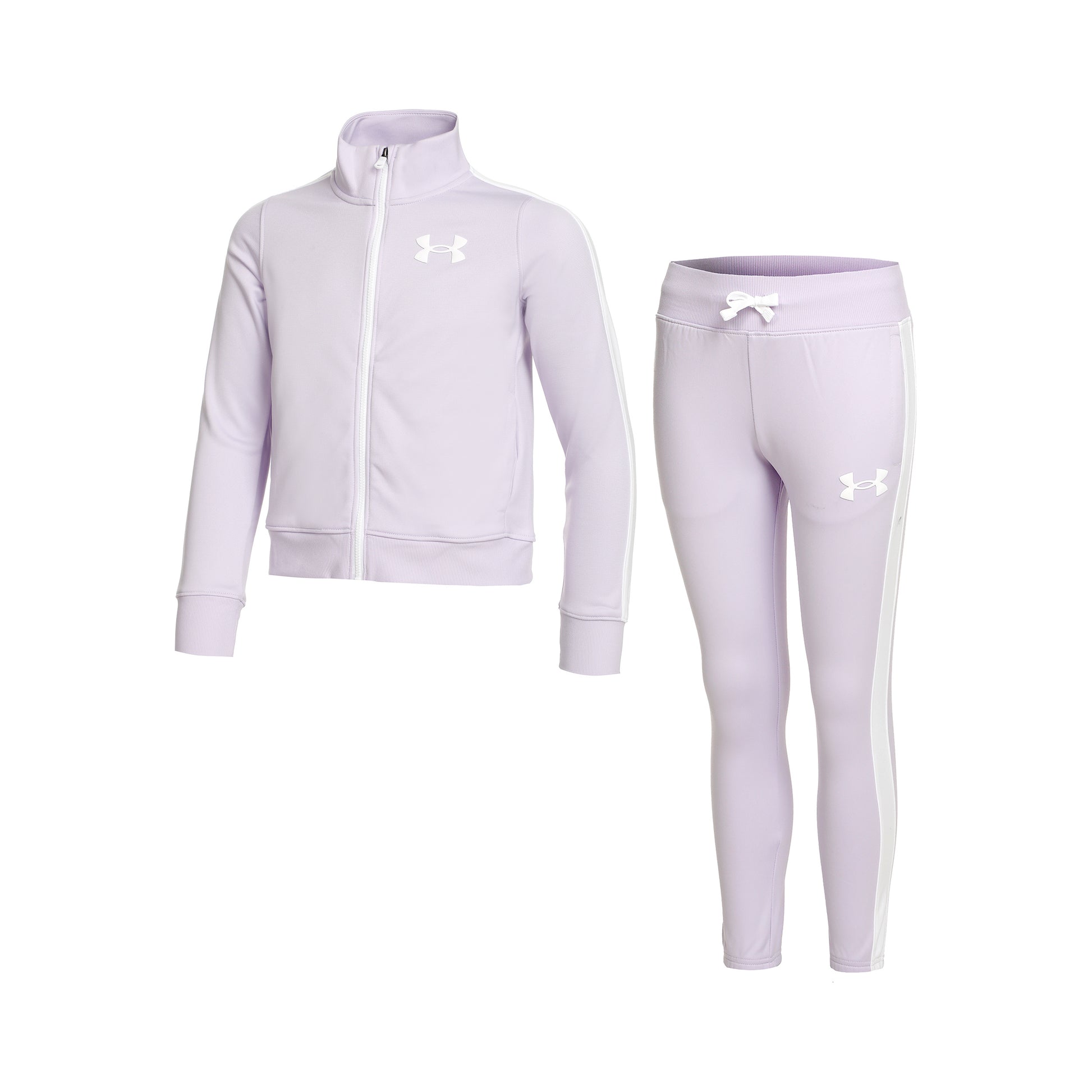 Under Armour EM Knit Tréninkový souprava Dívky - šeříková, bílá