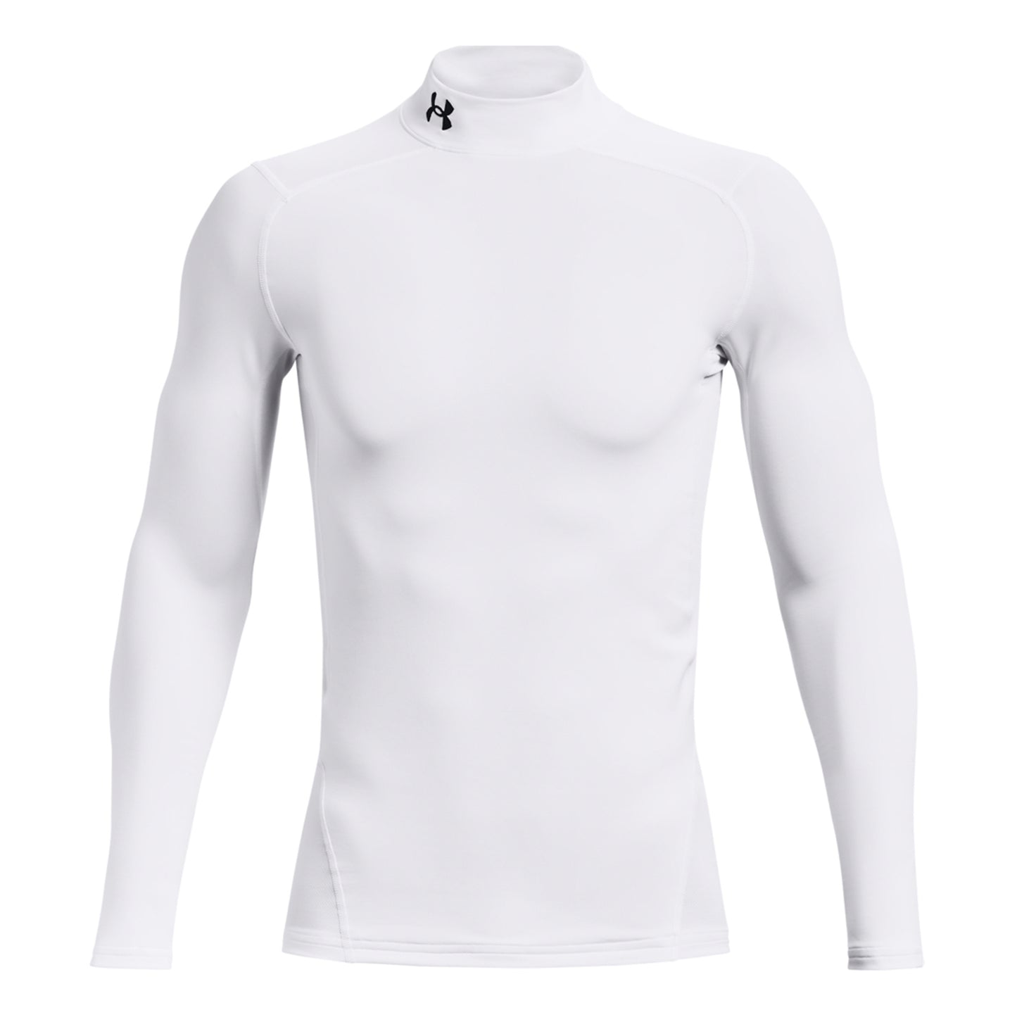 Under Armour Coldgear Comp Mock S Dlouhým Rukávem Muži-Bílá
