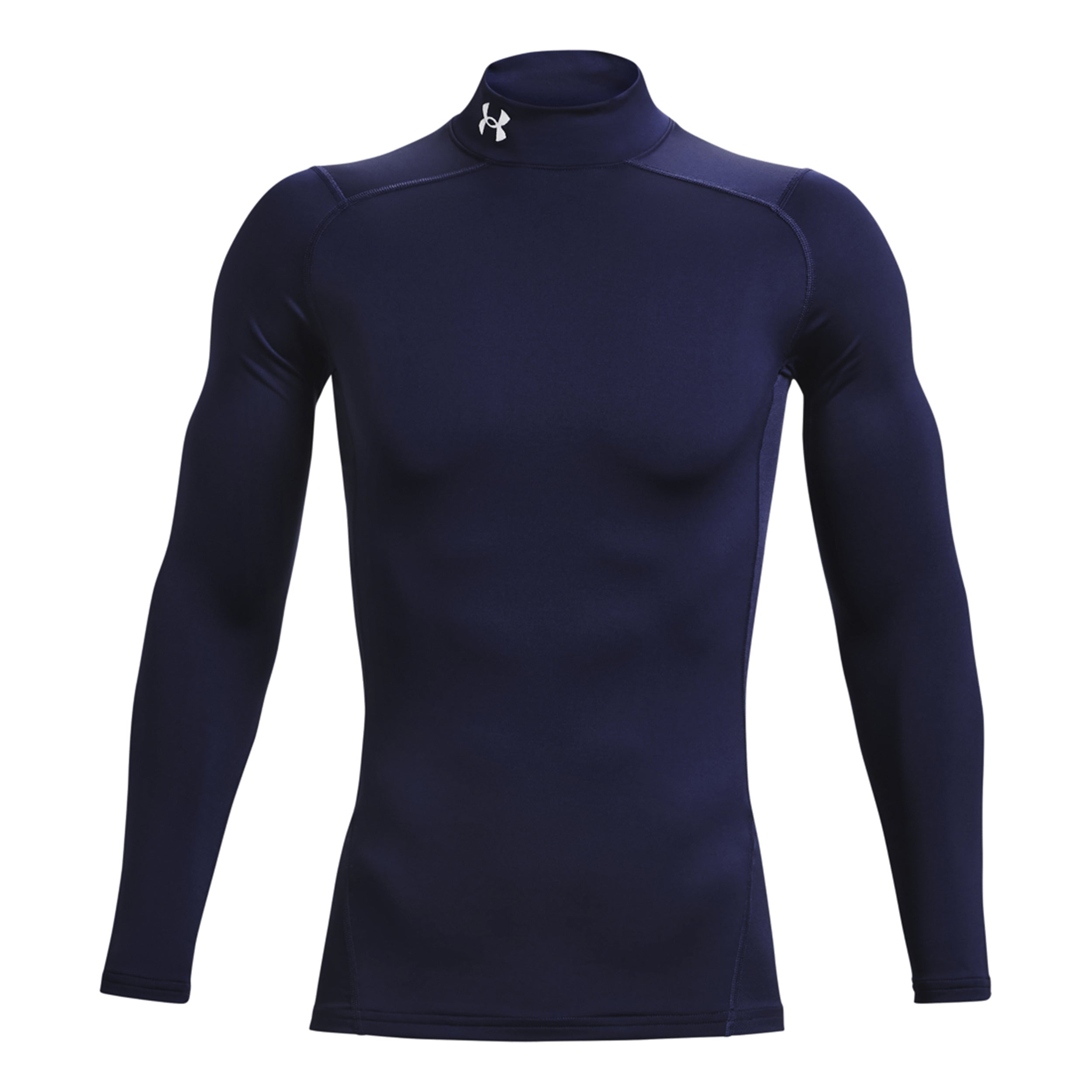 Under Armour Coldgear Comp Mock S Dlouhým Rukávem Muži-Tmavě Modrá