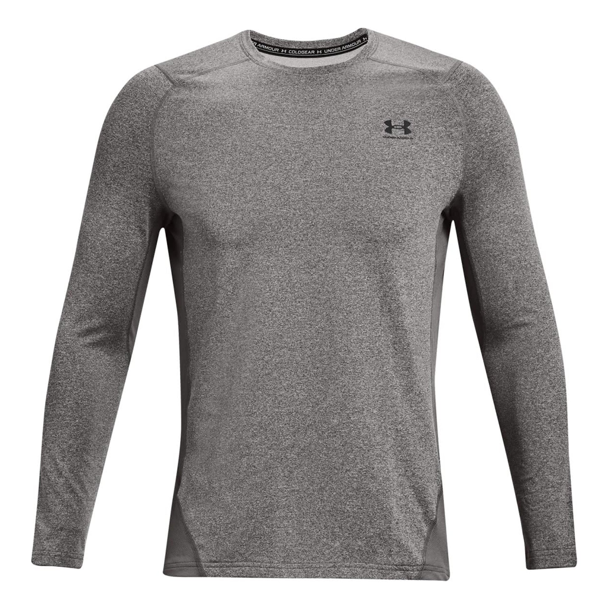Under Armour Coldgear Fitted Crew S dlouhým rukávem Muži - tmavě šedá,