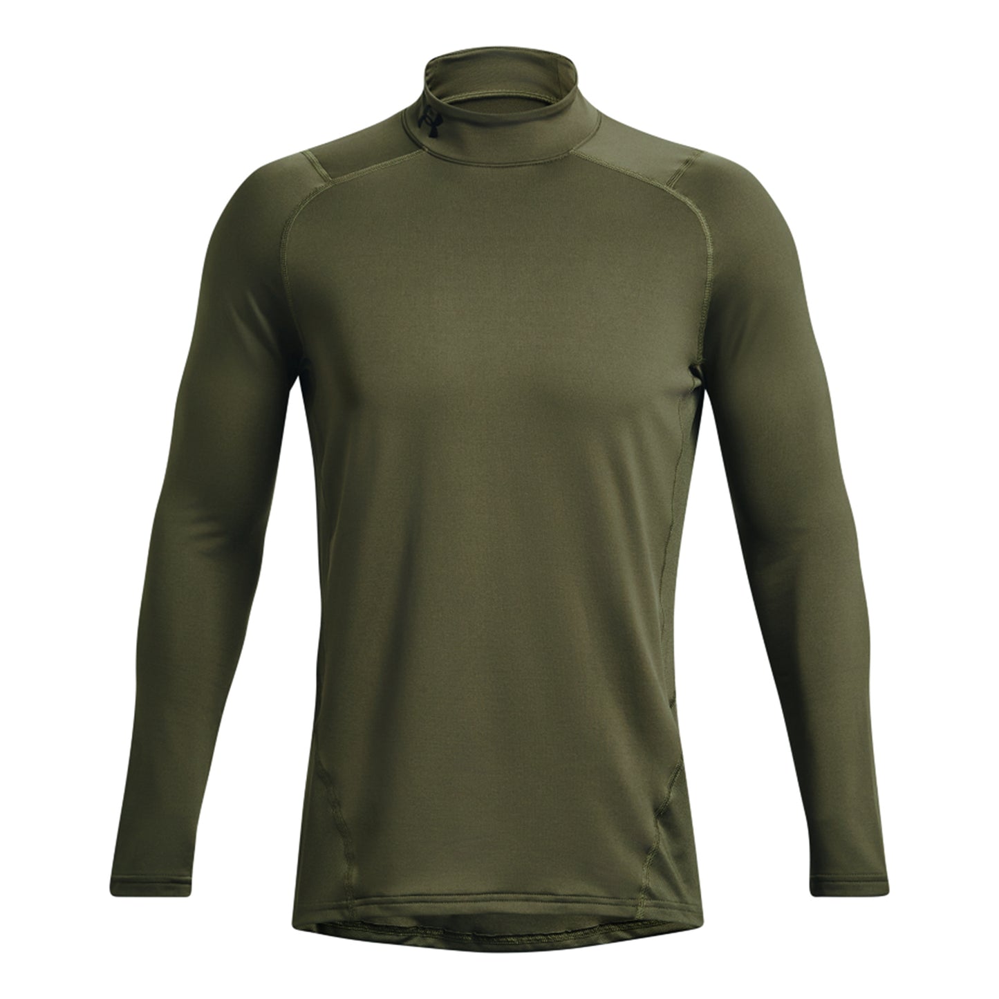 Under Armour Coldgear Fitted Crew S dlouhým rukávem Muži - olivová,