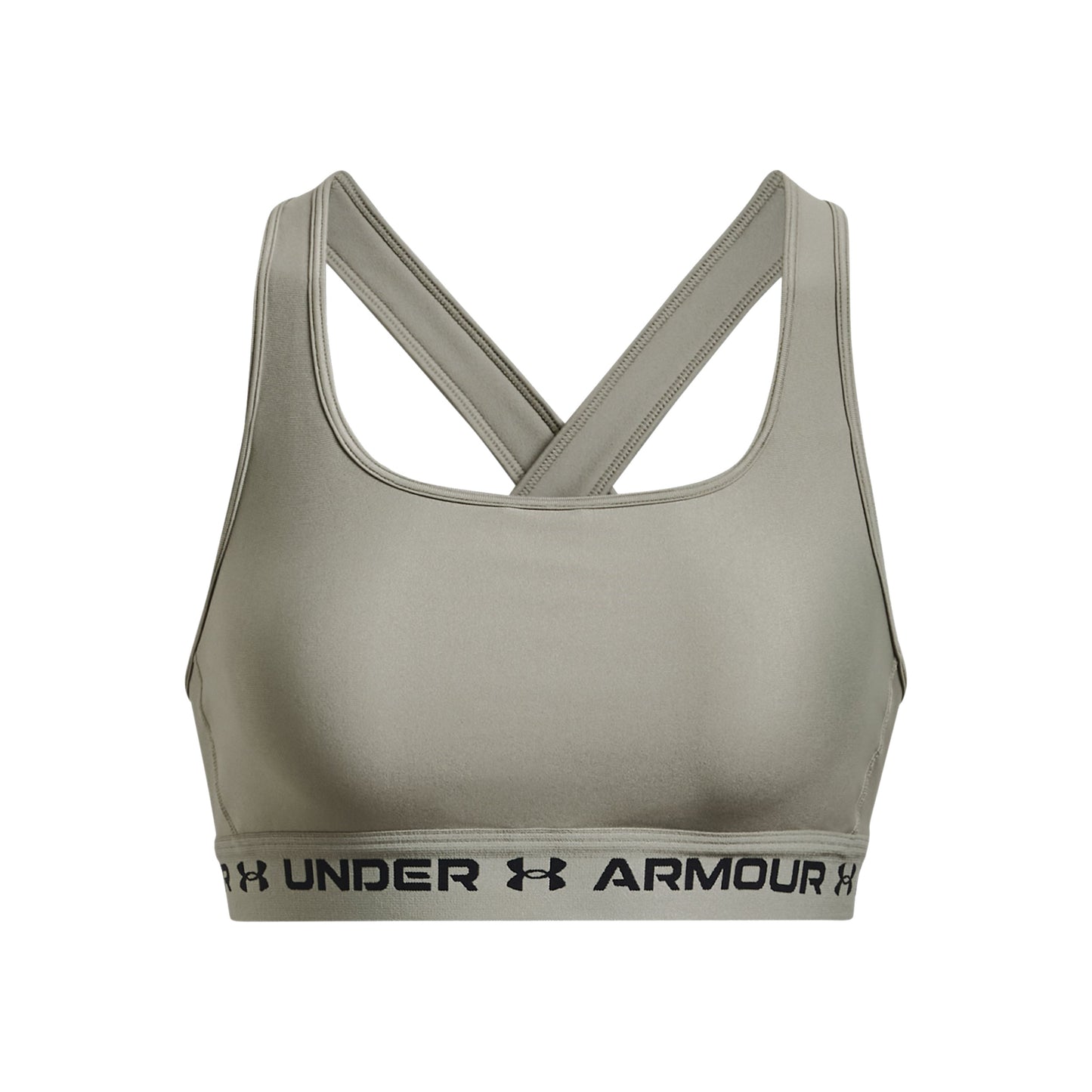 Under Armour Crossback Mid Sportovní podprsenka Dámy - zelená, černá