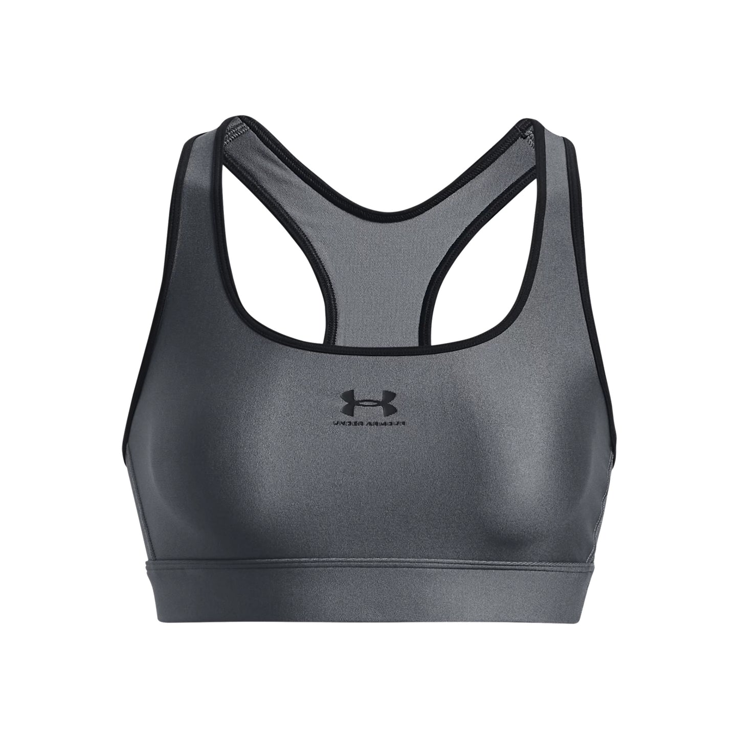 Under Armour Heatgear Mid Padless Sportovní Podprsenka Dámy-Šedá