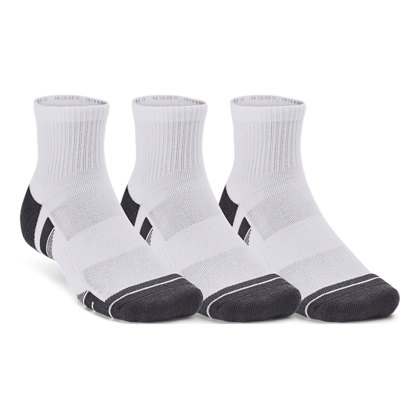 Under Armour Performance Tech Quarter Tenisové Ponožky 3ks V Baleni-Bílá