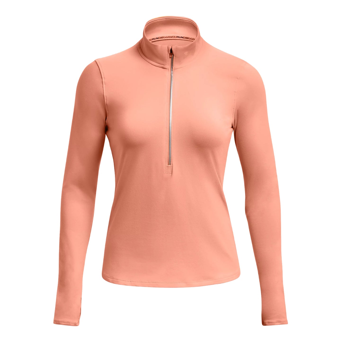 Under Armour Qualifier Run Half-Zip S Dlouhým Rukávem Dámy-Růžová