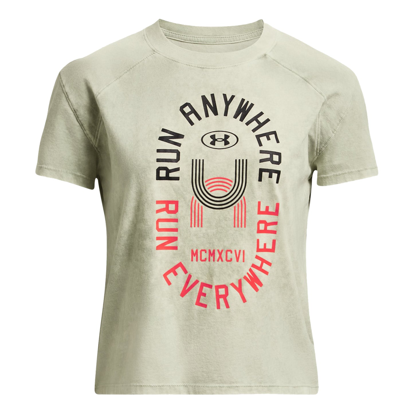 Under Armour Run Everywhere Graphic Bežecké tričko Dámy - zelená,