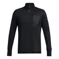 Run Trail Quarter Zip Bežecký top Muži - černá,