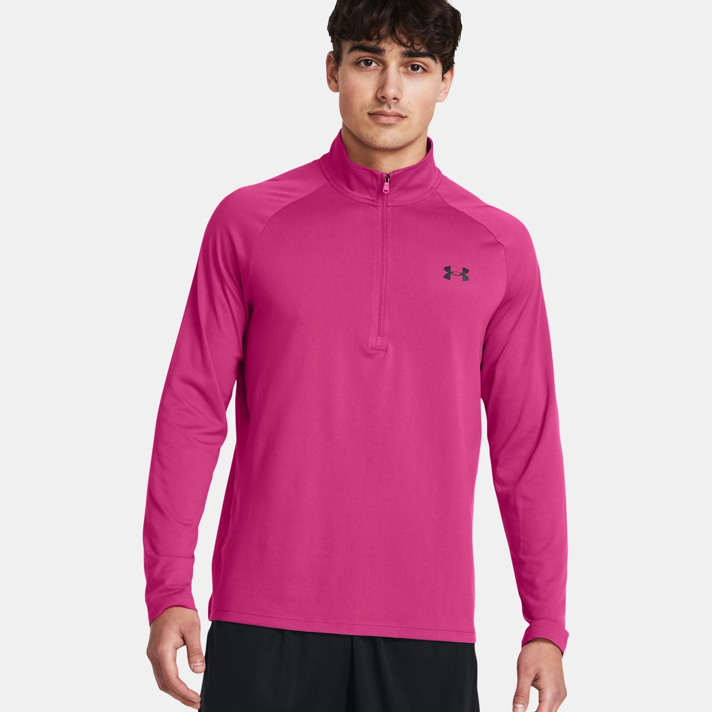 Under Armour Tech 2.0 Half-Zip S dlouhým rukávem Muži - růžová,