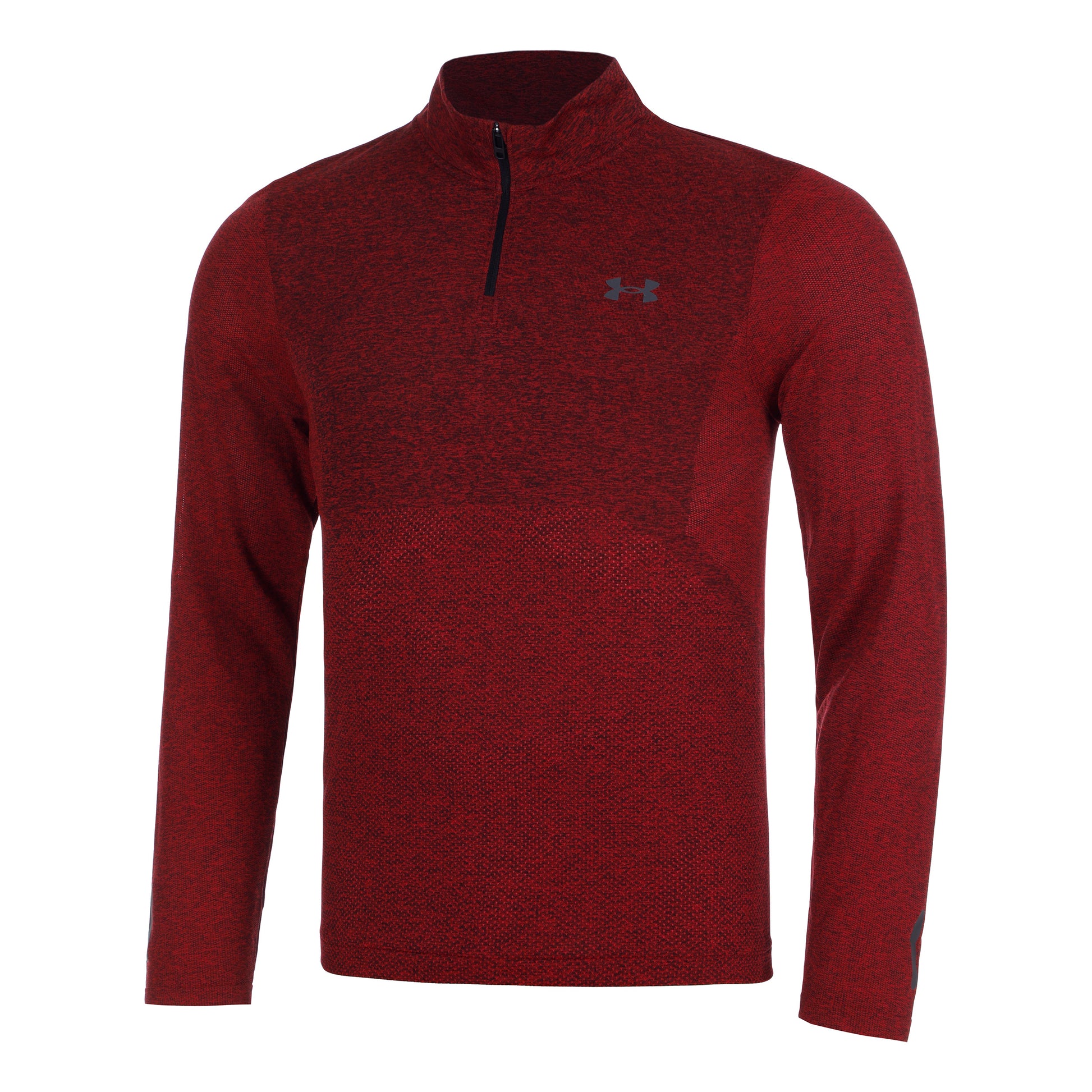 Under Armour Seamless Stride 1/4 Zip S dlouhým rukávem Muži - červená,