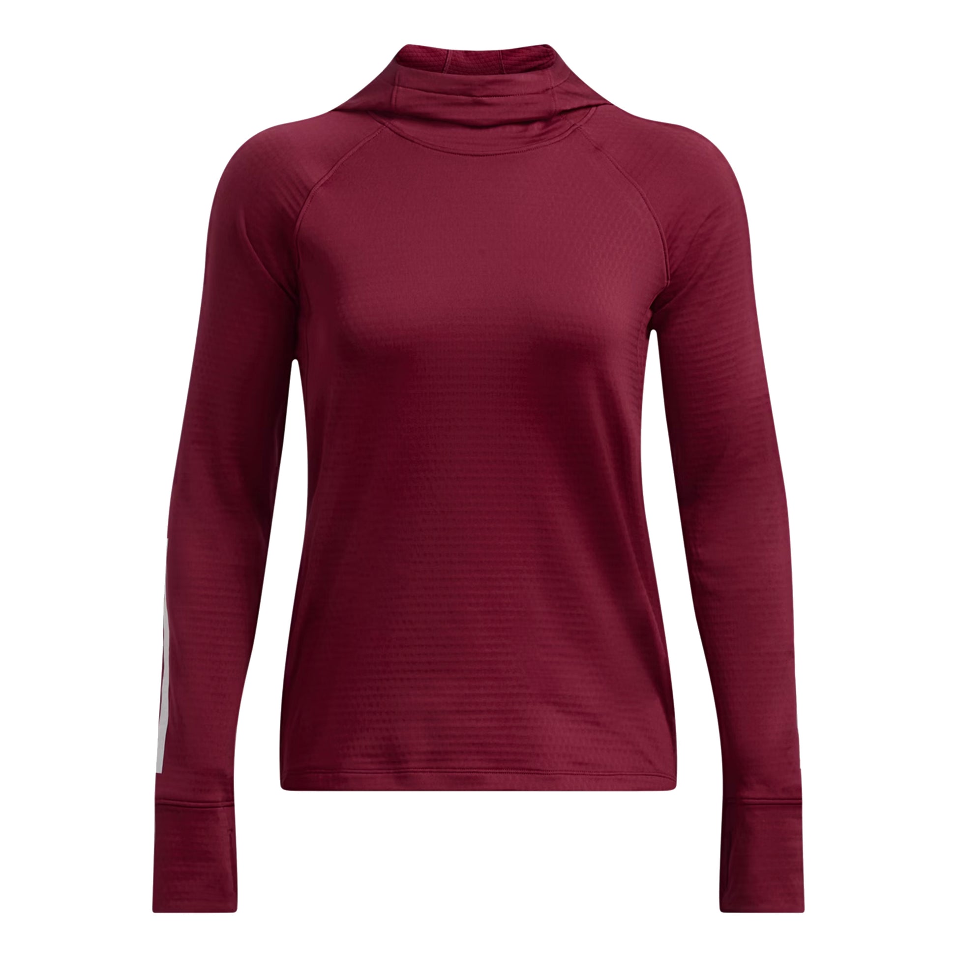 Under Armour Launch Elite Coldweather Balaclava Hoody Dámy - tmavě červená,