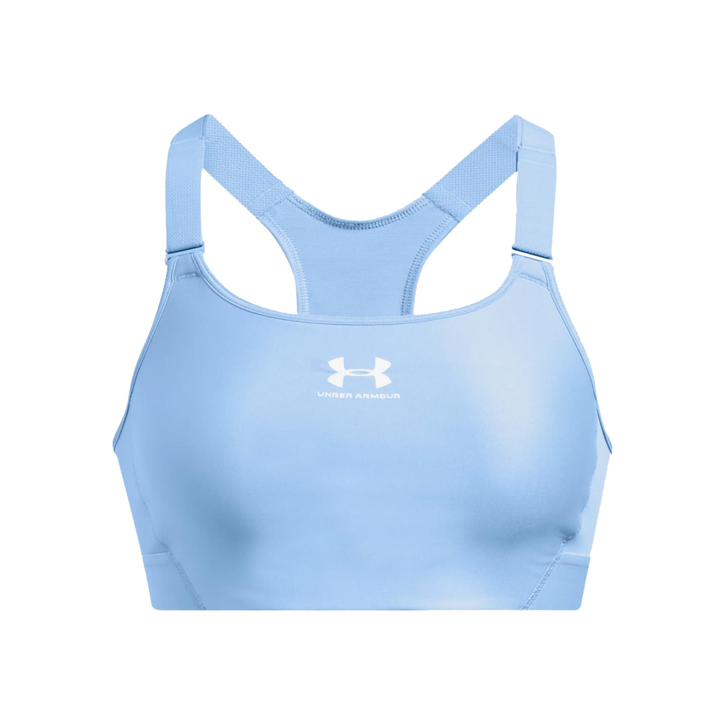 Under Armour Heatgear High Sportovní podprsenka Dámy - světle modrá, bílá