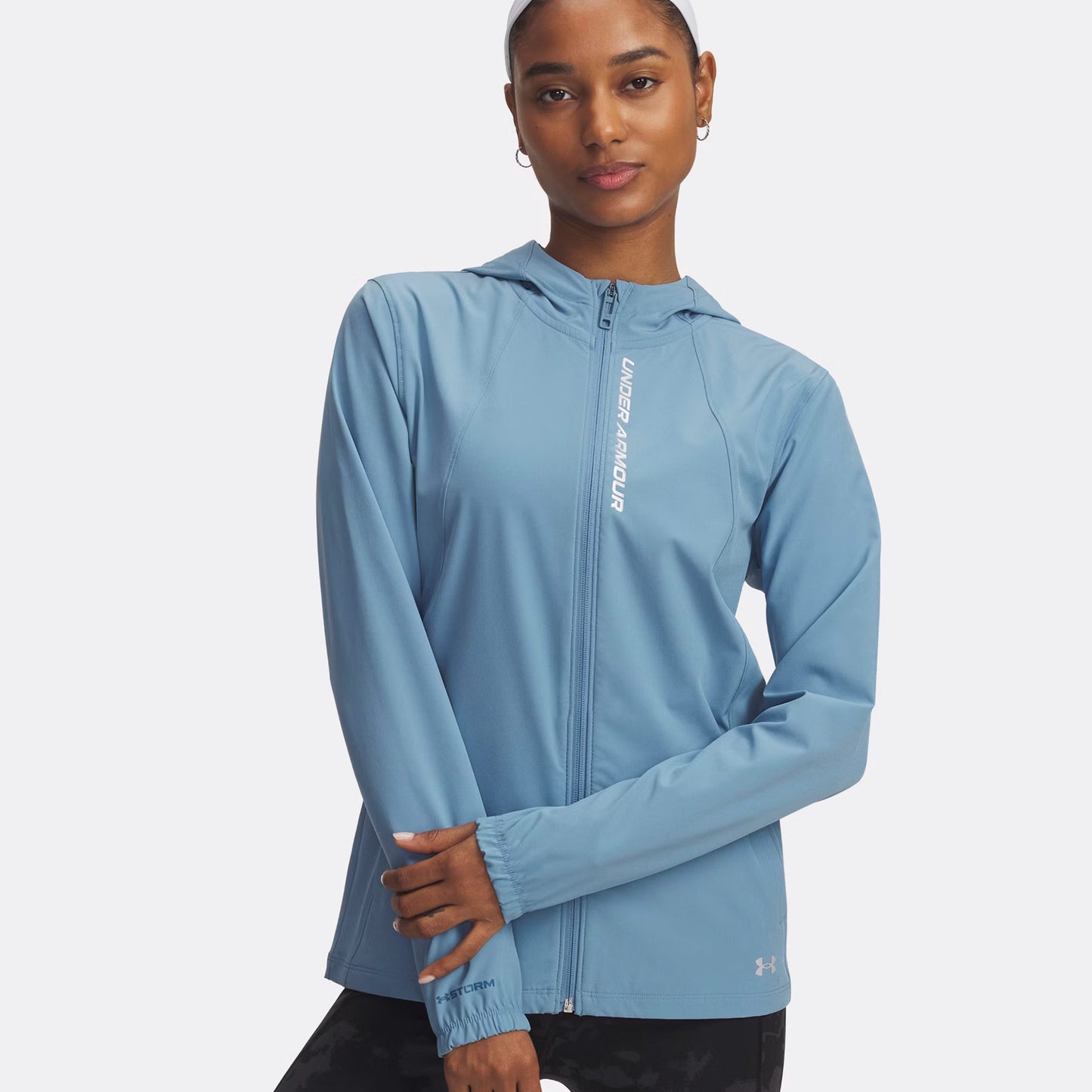 Under Armour OutRun The Storm Běžecká Bunda Dámy-Modrá